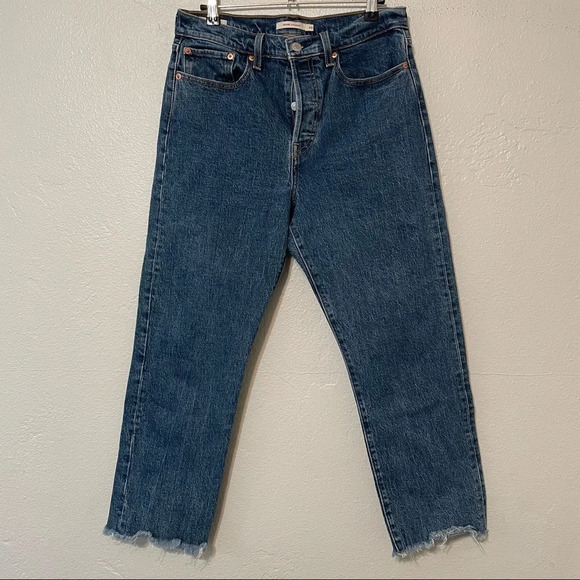 Levi's Big E Wedgie Straight Button Fly Ridged Denim​​​​​ - Picture 1 of 9
